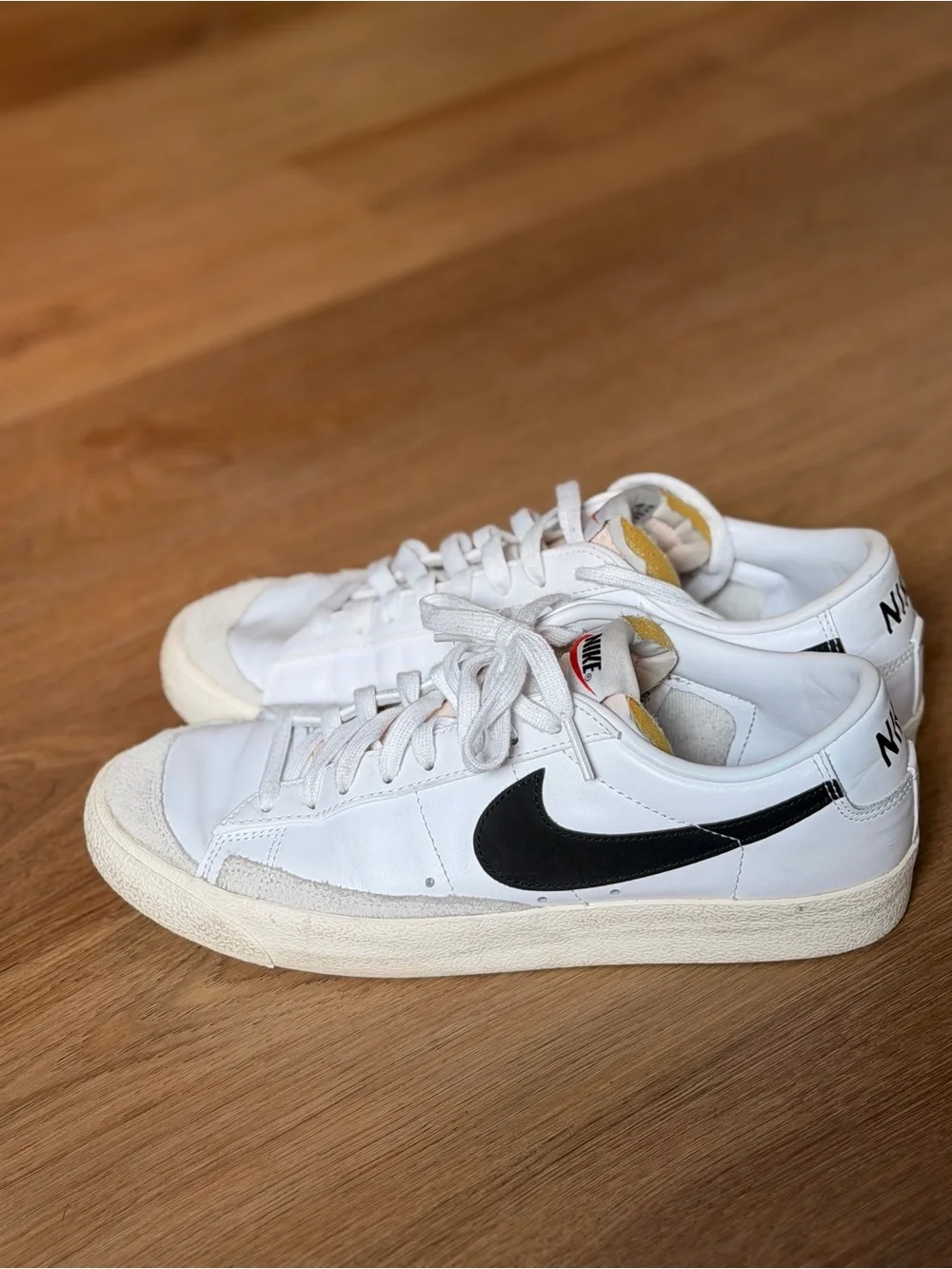 Nike White Low-Top Blazers